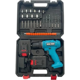 Resim Ecol-Tech Akülü Şarjlı Vidalama Matkap 21V 3.0AH 