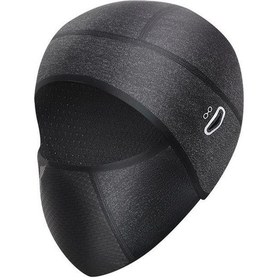 Resim Gri Kış Karşıtı Soğuk Ve Sıcak Binme Maskesi Malzemeleri, Binme Şapkası, Motosiklet Polar Başlık, Kayak Yüz Koruması 