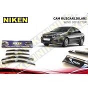 Resim Fiat Linea Cam Rüzgarlığı Kromlu Niken 
