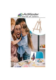 Resim Masaüstü Küçük Şövale 28x37 Cm 1 Adet Küçük Şövalye Sanatsal Tuval Resim Tutucu Sergi Çam Ağacından İmal Edilmiştir 