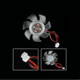 Resim Ekran Kartı Fanı - Soğutucu (Heatsink) Üzeri - 4.5 cm. 12V 0.10A 