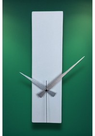 Resim Jaka Model Dekoratif Metal Akar Sessiz Mekanizmalı Duvar Saati 34 9,5 Cm Beyaz 