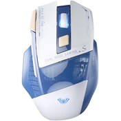 Resim Aula SC550 7 Tuşlu Makrolu 2.4 Ghz Kablosuz Optik Rgb Oyuncu Mouse 