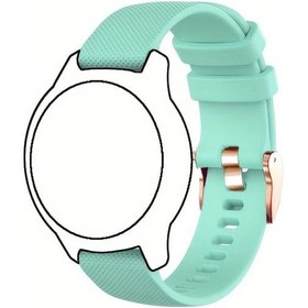 Resim Cloud011 Garmin Venu Sq 2 Vivoactive 3 5 18mm 20mm Açılır Kilitli Silikon Bileklik Light Green 