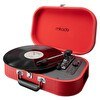 Resim Mikado Nostalgia MN-101 USB + RCA + Bluetooth Destekli Kırmızı Pikap 