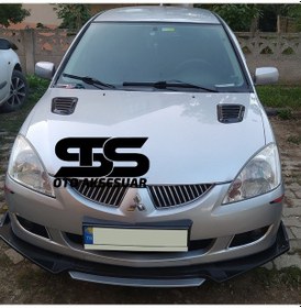 Resim Mitsubish Lancer Uyumlu Piano Black Kaput Üstü Havalandırma Izgarası 