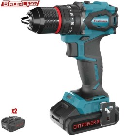 Resim Catpower 4112 20V 2.0AH 2 Akülü Kömürsüz Akülü Darbeli Vidalama Makinesi 