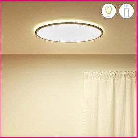 Resim Hepta Collection Superslim Tavan Lambası Ayarlanabilir Beyaz, Kısılabilir, Sıcak Ila Soğuk Beyaz, 32 W, Wi-Fi Üzerind 