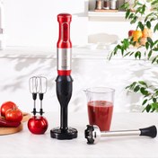 Resim Karaca Mastermaid Prosteel Hand Blender Imperial Red Inox 1500 W 