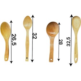 Resim Orjinal Bambu 27CM Kaşık KW-258 