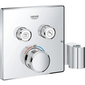 Resim Grohe Grohtherm Smartcontrol Çift Yönlü, El Duş Çıkışlı Ankastre Termostatik Duş Bataryası - 29125000 