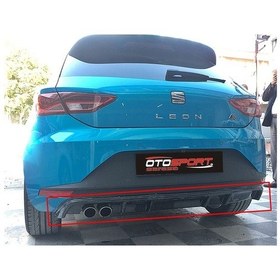 Resim Seat Leon 3 Fr Difüzör Fiberglass Boyasız 