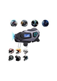 Resim Motosiklet Kask Bluetooth Kulaklık Uzun Pil Ömrü Kamera Ve Sesli Komut Destekli Çok Renkli 