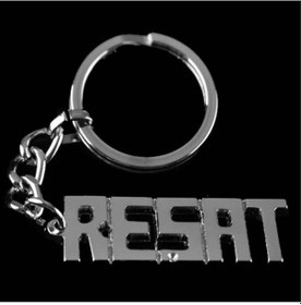 Resim Ilkeshop Reşat İsimli Anahtarlık- Çok Renkli 