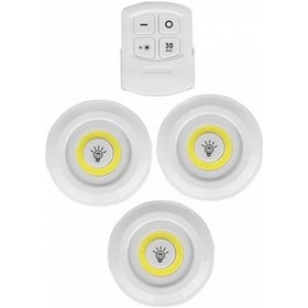Resim Watton Wt-364 Uzaktan Kumandalı Yapışkanlı Led Spot Lamba Diğer 