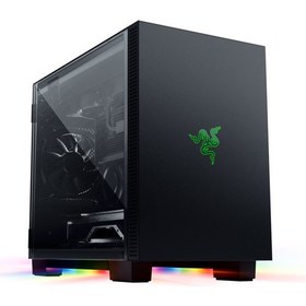 Resim Razer Tomahawk RGB RC21-01400100-R3M1 USB 3.2 Mini ITX Gaming Kasa Razer