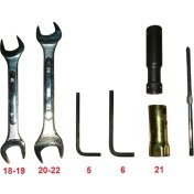 Resim Universal Anahtar Seti Avadanlık Mobylette Mz 6 Parça 