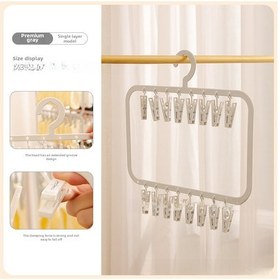 Resim Reedark Ev İçin Çok Amaçlı Çamaşır/çorap/iç Giyim Kurutma Klipsi - 16 Klipsli Tek Katlı - Kaliteli Plastik - Uzun Ömürlü - Moda Gri - Toptan Satış Diğer 