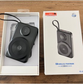 Resim Ceptex İphone Uyumlu Magsafe Powerbank Kablosuz Telefon ve Watch Şarj Aleti 10.000 Mah Pb-48 