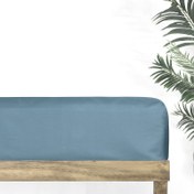 Resim Sarev Monochrome Saten Düz Çarşaf Tek Kişilik Royal Blue 