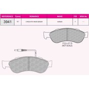 Resim 3941 Fren Balatası Ön J9 Premıer 92-09 J10 Uyumlu Premıer 09-13 