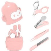 Resim Flybuy Xindoker Tırnak Seti Şeklinde Saklama Kutusu Maymunlu Bebek Bakımı 4'lü 