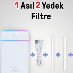 Resim Wiimi 400 ml Ultrasonik Hava Nemlendirici Buhar Makinesi Ve Aroma Difüzörü 