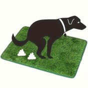 Resim Yıkanabilir Yapay Çim Köpek Tuvalet Eğitim Seti - Küçükten Büyüğe Boyutlar, Dayanıklı EVA Malzeme, İç/Dış Mekan Kullanımı için Yeşil ve Sarı Tasarım, Kamp Çadırları ve Evcil Hayvan Eğitimi için Mükemmel 