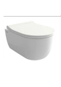 Resim Bocchi Asma Klozet Set Slim Kapak, Gömme Rezervuar, Kumanda Pane 