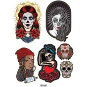 Resim PROMOT Motorsiklet Aksesuar Ekipman Sticker Kask Grenaj Laptop Sticker Seti 0067 