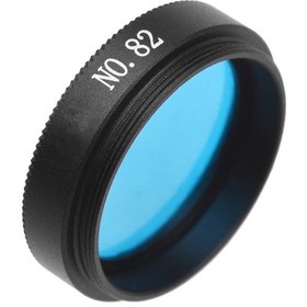 Resim 1.25 İnç Teleskop Renkli Filtre Gezegen Filtreleri Astronomik Teleskop İçin Uygun 82 Açık Mavi 