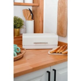 Resim Rivo Home Decor Metal Ekmek Kutusu 12X36X21 cm 