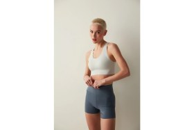 Resim Penti Toparlayıcı Kısa Bisikletçi Taytı 