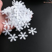 Resim 30 adet 3.99cm Dokumasız Kumaş Kar Taneleri - Kendin Yap Noel & Kış Partisi Süslemeleri, El İşi Projeleri & Hediyeler, Kar Tanesi Süslemeleri, Yapay Kar Taneleri, Harikalar Diyarı Parti Malzemeleri için Mükemmel 