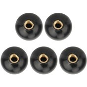 Resim Wezone 5 Adet M10 35 Muadil Makine Aleti Top Kolu Düğmesi - Isolasyonlu Mühendislik Plastik - Bakır Somunlu 