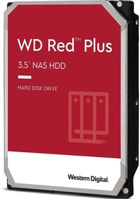 Resim Wd 6TB WD Red Plus NAS Internal Hard Drive HDD - 5640 RPM, SATA 128 MB WD60EFZX Harddisk 