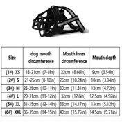 Resim Fochsia Siyah S Yansımalı Ayarlanabilir Köpek Ağızlığı Nefes Alabilir Çiğnemeye Karşı Tüm Irklar İçin 