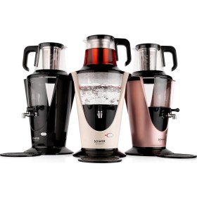 Resim Schafer Tee Haus Yeni Nesil Elektrikli Cam Semaver-Rosegold 