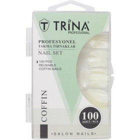 Resim Trina Takma Tırnak 100 ‘lü Kutulu (Coffin) -06 