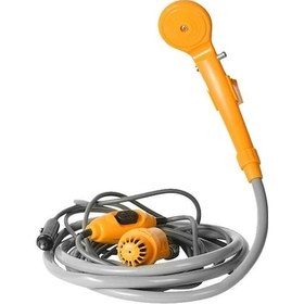 Resim Novahub Portatif Dış Mekan Duş Seti, Su Pompalı 12v Kamp Duşları, Sigaralı 6 Metre Kablo 