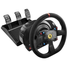 Resim T300 Ferrari Uyumlu Integral Rw Alcantara Edition Official Ferrari & Sony Licensed Ps4®/ps3® Thrustmaster