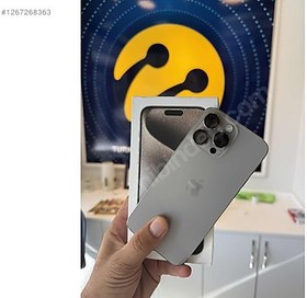 Resim Apple iPhone 15 Pro Max İkinci El TR | 512 GB | Natürel Titanyum 