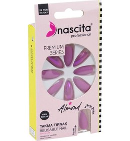 Resim Nascita 24 Lü Renkli Tırnak Almond 
