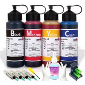 Resim Forprint Canon Tanklı Yazıcılara Uyumlu Dolum Seti 4x500 ml 