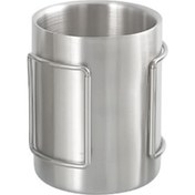 Resim Symbee Kampanyalı Paslanmaz Çelik Katlanır Kulplu Seyahat Bardağı - 200/300/400ml Çok Renkli 