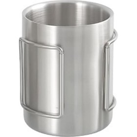 Resim Symbee Kampanyalı Paslanmaz Çelik Katlanır Kulplu Seyahat Bardağı - 200/300/400ml Çok Renkli 