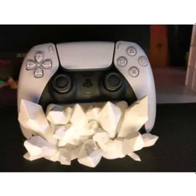 Resim Kristal Desenli Controller Tutucu - Ps5 - Beyaz 