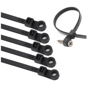 Resim Powermaster Pm-26326 Vida Delikli Kablo Bağı Plastik Kelepçe 100lü Paket Siyah 2.5x100mm 1 Adet 