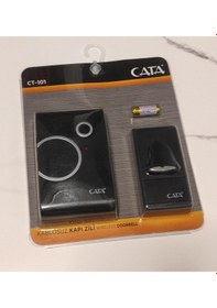 Resim Uzaktan Kumandalı Kablosuz Kapı Zili Ct 101 Siyah 