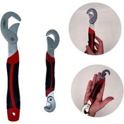 Resim Evyora ® Çok Fonksiyonlu Ergonomik Ayarlanabilir Büyük Küçük Akıllı Pense Anahtar 2li Set 